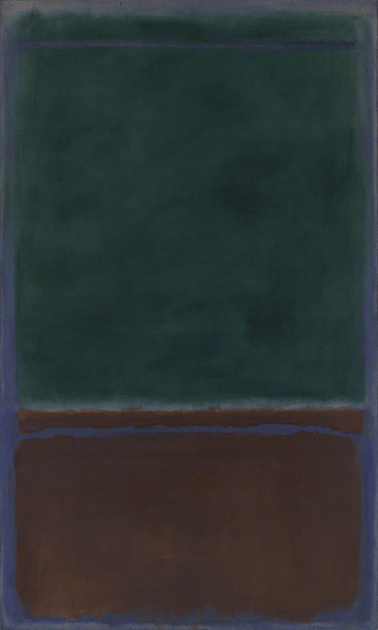 Mark Rothko, Green and Maroon, 1953. The Phillips Collection, Washington, D.C., Artwork: © 2021 Kate Rothko Prizel & Christopher Rothko / Artists Rights Society (ARS), New York
